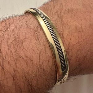 Gold and Silver Cuff/ Bangle
